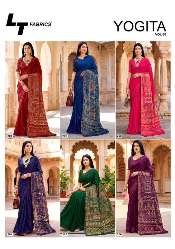 Lt fashion yogita vol 2 Saree manufacturer in Delhi